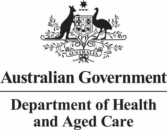 Australian Government Department of Health Logo